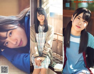 Hina Kawata 河田陽菜, Hinano Kamimura 上村ひなの, Akari Nibu 丹生明里, Young Gangan 2020 No.02 (ヤングガンガン 2020年2号)